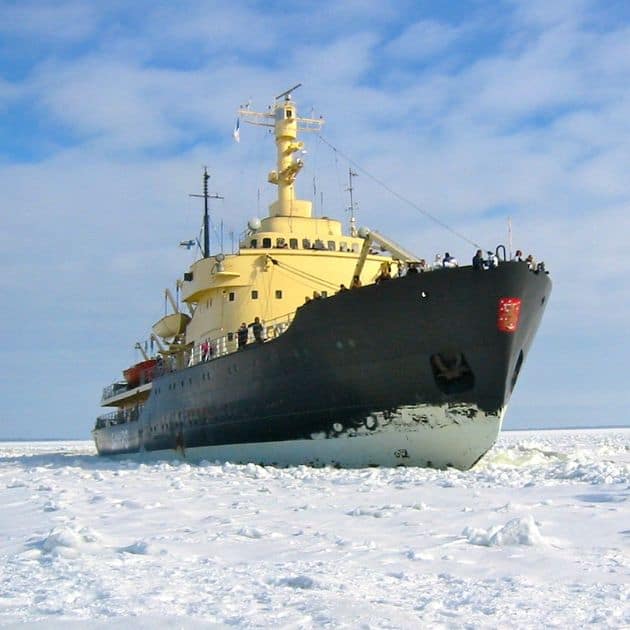 icebreaker in water photo